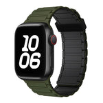 Dây đồng hồ silicone vòng nam châm ba hạt, Dành cho Apple Watch SE 40mm