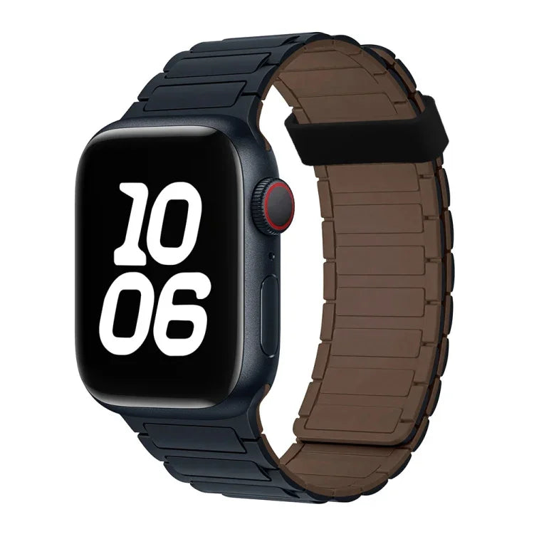 Dây đồng hồ silicone vòng nam châm ba hạt, Dành cho Apple Watch SE 40mm