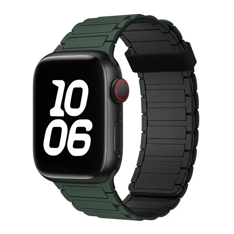 Dây đồng hồ silicone vòng nam châm ba hạt, Dành cho Apple Watch Series 6 40mm