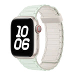 Dây đồng hồ silicone vòng nam châm ba hạt, Dành cho Apple Watch Series 6 44mm