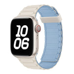 Dây đồng hồ silicone vòng nam châm ba hạt, Dành cho Apple Watch Series 5 40mm