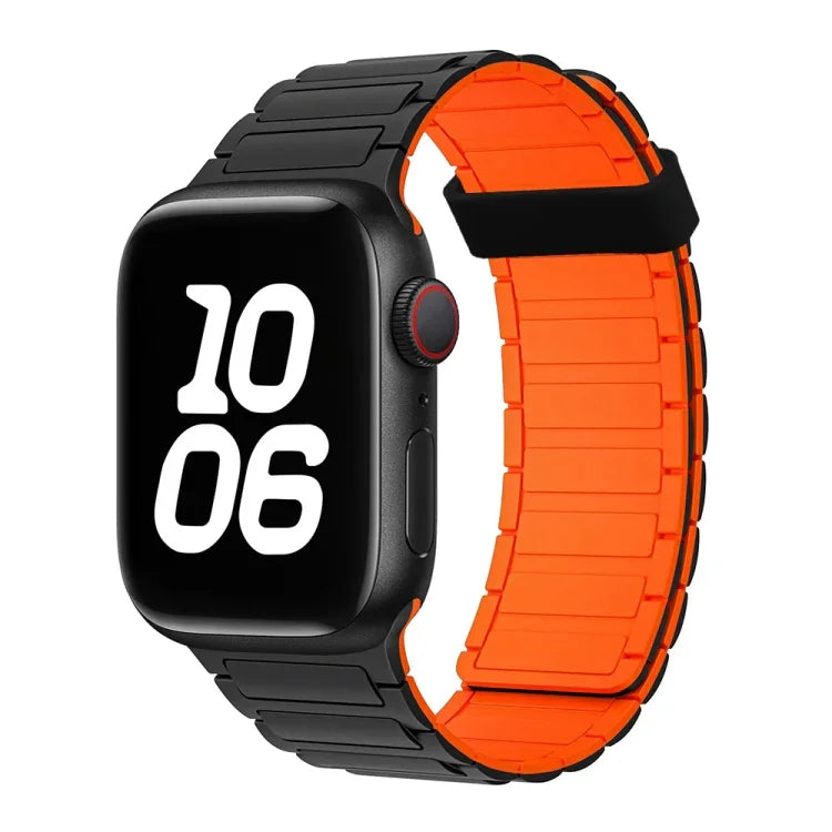 Dây đồng hồ silicone vòng nam châm ba hạt, Dành cho Apple Watch Series 5 40mm
