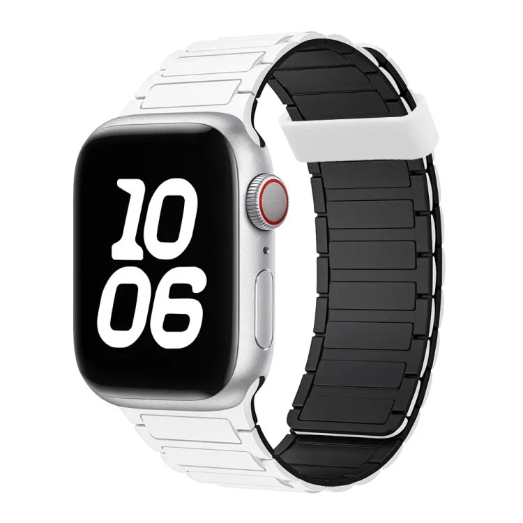 Dây đồng hồ silicone vòng nam châm ba hạt, Dành cho Apple Watch Series 3 42mm