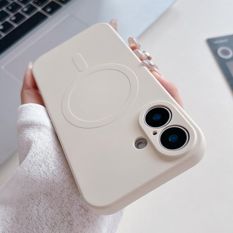 Ốp điện thoại nam châm MagSafe bằng silicone lỏng màu trơn, dành cho iPhone 17, dành cho iPhone Air, dành cho iPhone 16 Pro Max
