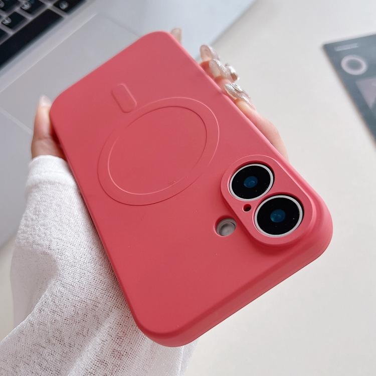 Ốp điện thoại nam châm MagSafe bằng silicone lỏng màu trơn, dành cho iPhone 17, dành cho iPhone Air, dành cho iPhone 16 Pro Max