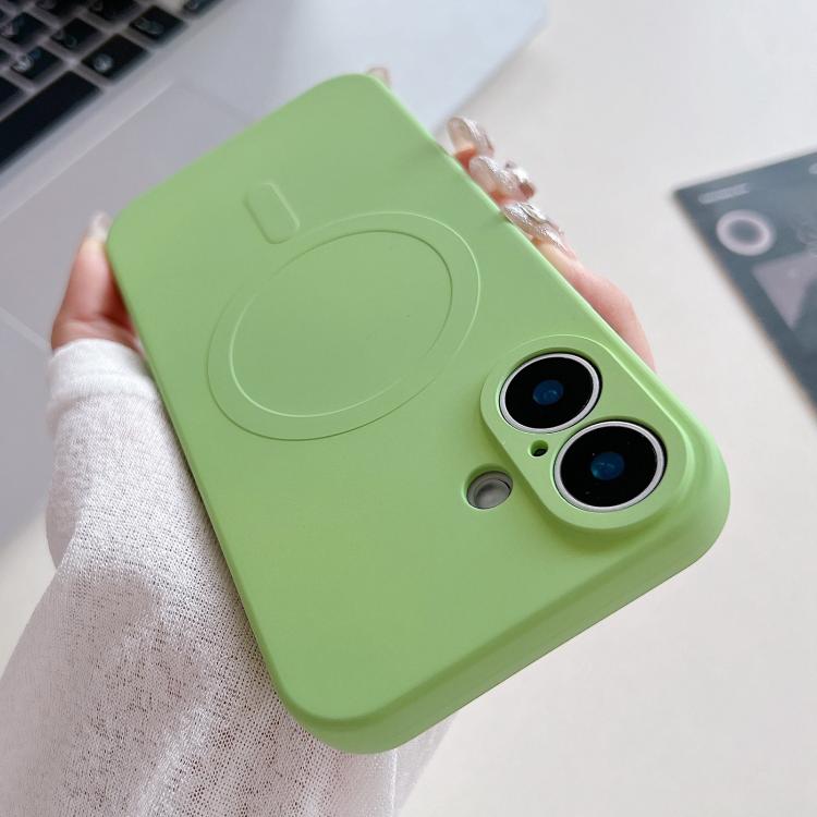 Ốp điện thoại nam châm MagSafe bằng silicone lỏng màu trơn, dành cho iPhone 17, dành cho iPhone Air, dành cho iPhone 16 Pro Max