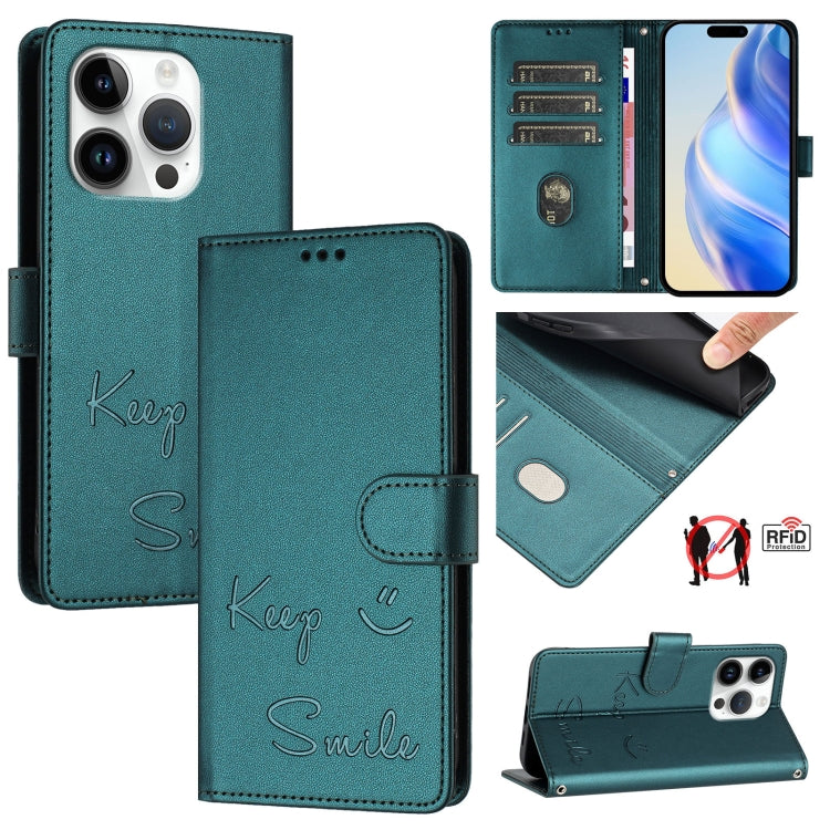 Ốp điện thoại da dập nổi nụ cười có RFID, dành cho iPhone 17 Pro Max, dành cho iPhone 17 Pro, dành cho iPhone 17, dành cho iPhone Air, dành cho iPhone SE 2024, dành cho iPhone 16 Pro Max, dành cho iPhone 16 Pro, dành cho iPhone 16 Plus