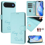 Ốp điện thoại da dập nổi nụ cười có RFID, dành cho iPhone 17 Pro Max, dành cho iPhone 17 Pro, dành cho iPhone 17, dành cho iPhone Air, dành cho iPhone SE 2024, dành cho iPhone 16 Pro Max, dành cho iPhone 16 Pro, dành cho iPhone 16 Plus