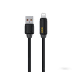 Cáp dữ liệu sạc nhanh WK WDC-27i silicone thật co giãn 1m 12W USB sang 8 Pin, WDC-27i