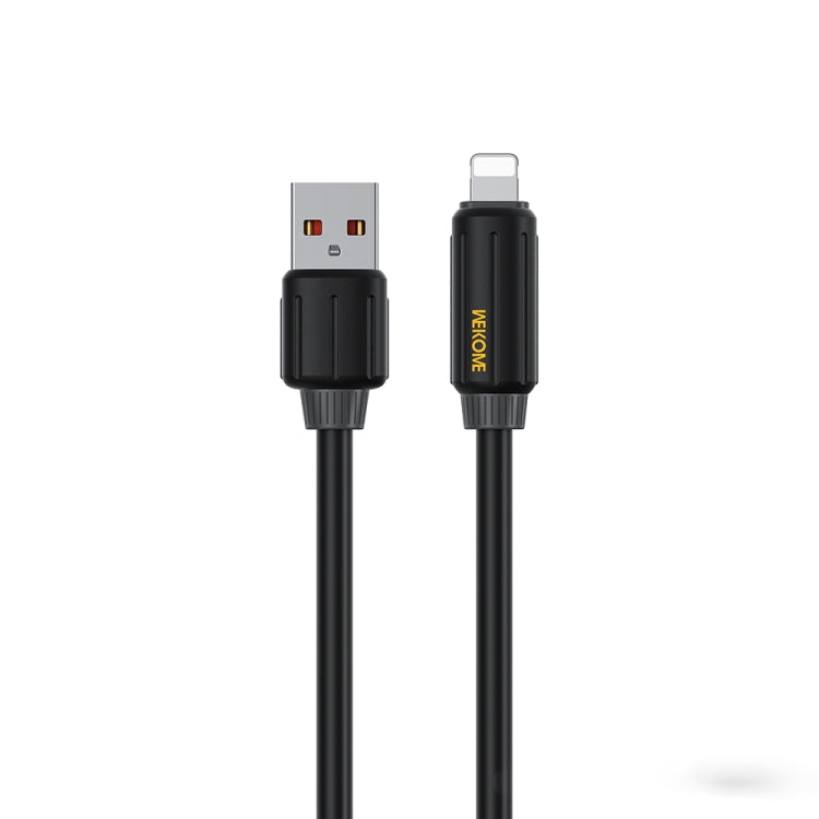 Cáp dữ liệu sạc nhanh WK WDC-27i silicone thật co giãn 1m 12W USB sang 8 Pin, WDC-27i