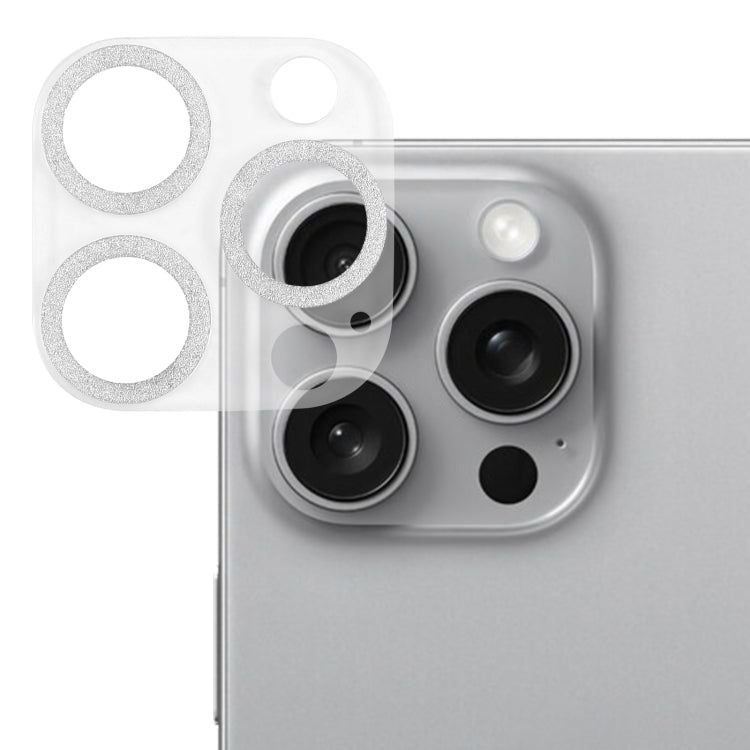 Miếng dán kính cường lực bảo vệ ống kính camera có nhũ, dành cho iPhone 17, iPhone 16 Pro / 16 Pro Max, iPhone 16 / 16 Plus