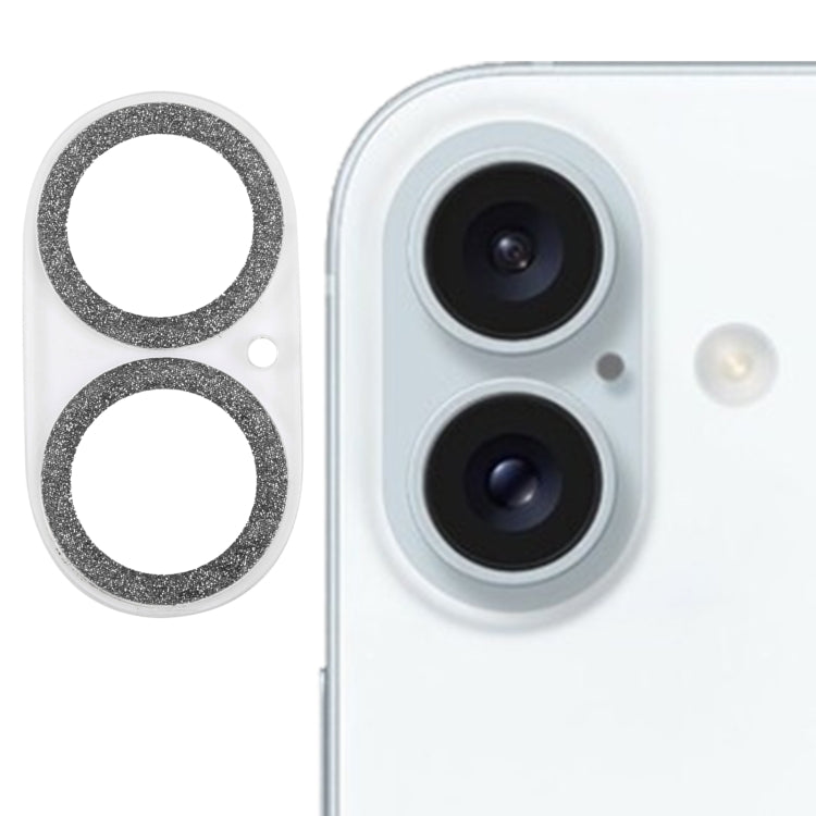 Miếng dán kính cường lực bảo vệ ống kính camera có nhũ, dành cho iPhone 17, iPhone 16 Pro / 16 Pro Max, iPhone 16 / 16 Plus