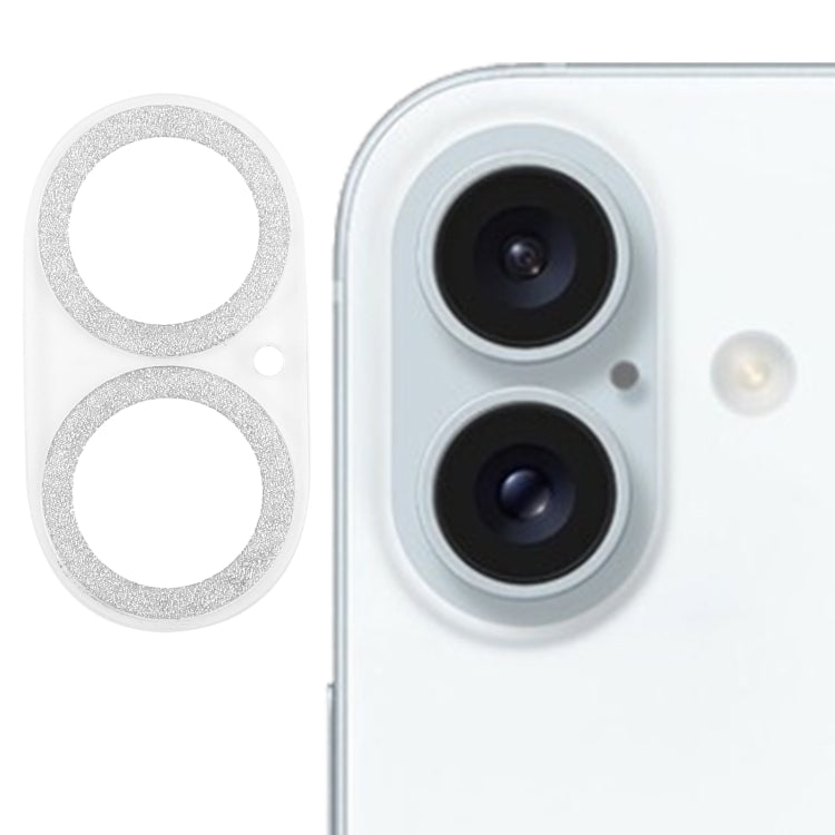 Miếng dán kính cường lực bảo vệ ống kính camera có nhũ, dành cho iPhone 17, iPhone 16 Pro / 16 Pro Max, iPhone 16 / 16 Plus