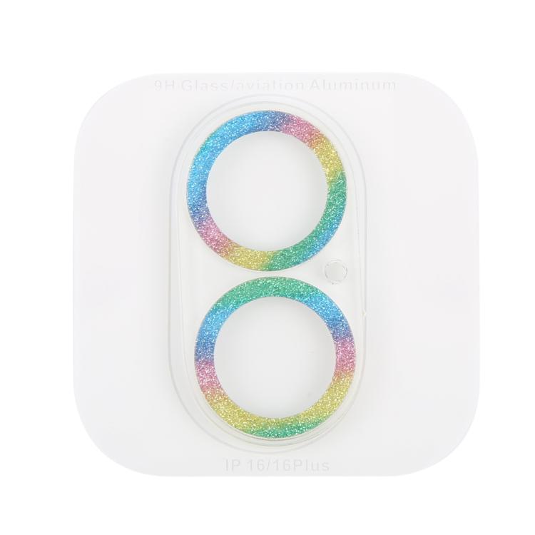 Miếng dán kính cường lực bảo vệ ống kính camera có nhũ, dành cho iPhone 17, iPhone 16 Pro / 16 Pro Max, iPhone 16 / 16 Plus