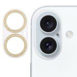 Miếng dán kính cường lực bảo vệ ống kính camera có nhũ, dành cho iPhone 17, iPhone 16 Pro / 16 Pro Max, iPhone 16 / 16 Plus