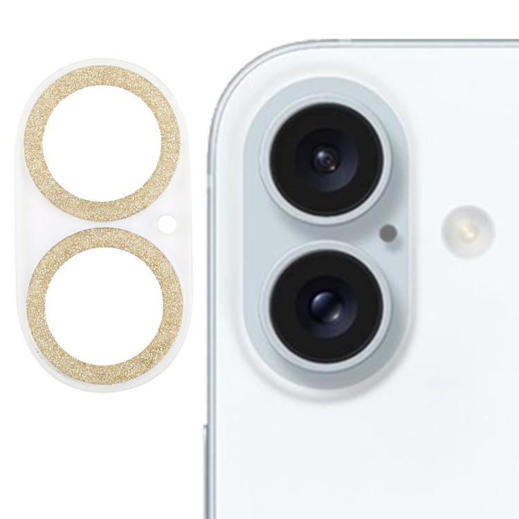 Miếng dán kính cường lực bảo vệ ống kính camera có nhũ, dành cho iPhone 17, iPhone 16 Pro / 16 Pro Max, iPhone 16 / 16 Plus