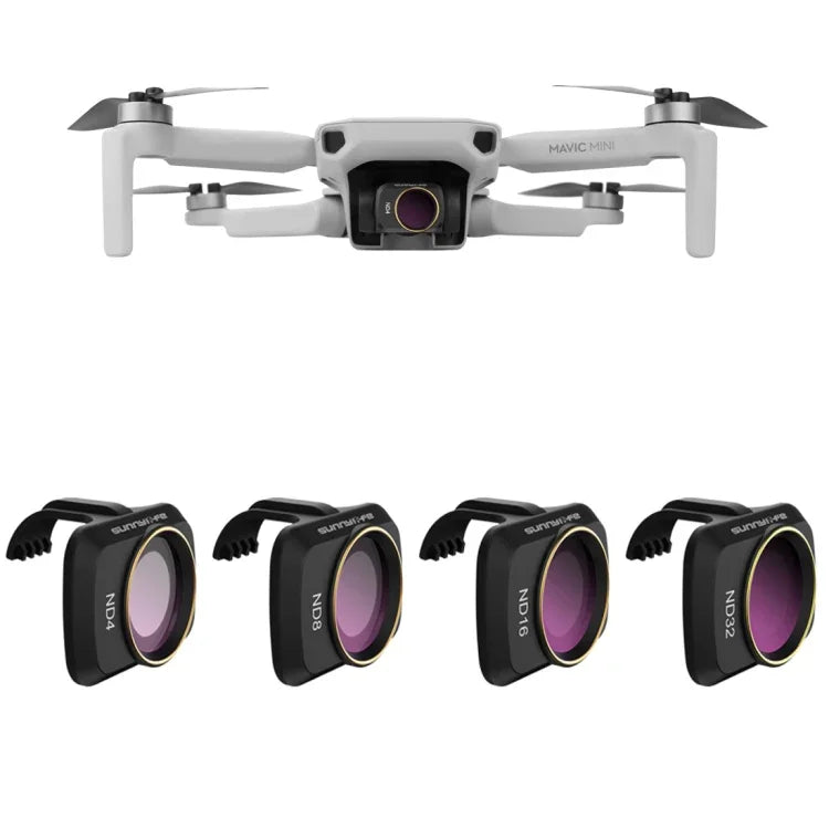 Sunnylife MM-FI9256 Bộ lọc ống kính ND4+ND8+ND16+ND32 4 trong 1 cho DJI Mavic mini, ND4+ND8+ND16+ND32