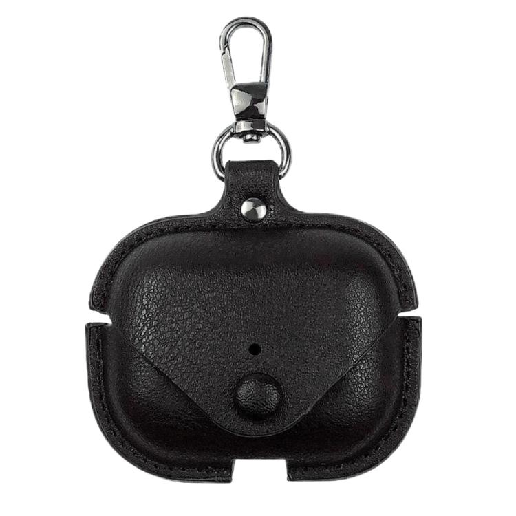 Hộp bảo vệ tai nghe bằng da doanh nhân có móc, dành cho AirPods Pro 3, dành cho AirPods 4