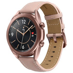 Dây đeo thay thế da thật khóa bạc, Dành cho Samsung Galaxy Watch3 45mm, Dành cho Samsung Galaxy Watch3 41mm