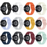 Dây đồng hồ silicone kiểu nút bấm tháo nhanh, Dành cho Samsung Galaxy Watch 7 / 6