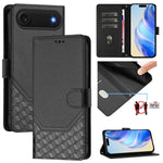 Ốp lưng điện thoại da dập nổi tổ ong chống RFID, dành cho iPhone 17e / 16e, iPhone 17 Pro Max, iPhone 17 Pro, iPhone 17, iPhone Air, iPhone 16 Pro Max, iPhone 16 Pro, iPhone 16 Plus