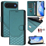 Ốp lưng điện thoại da dập nổi tổ ong chống RFID, dành cho iPhone 17e / 16e, iPhone 17 Pro Max, iPhone 17 Pro, iPhone 17, iPhone Air, iPhone 16 Pro Max, iPhone 16 Pro, iPhone 16 Plus