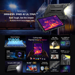 Máy tính bảng bền bỉ phiên bản nhiệt Ulefone Armor Pad 4 Ultra, 10.36 inch Android 14 MediaTek Dimensity 6300 Octa Core Mạng 5G, Phích cắm EU, Armor Pad 4 Ultra Chụp ảnh nhiệt