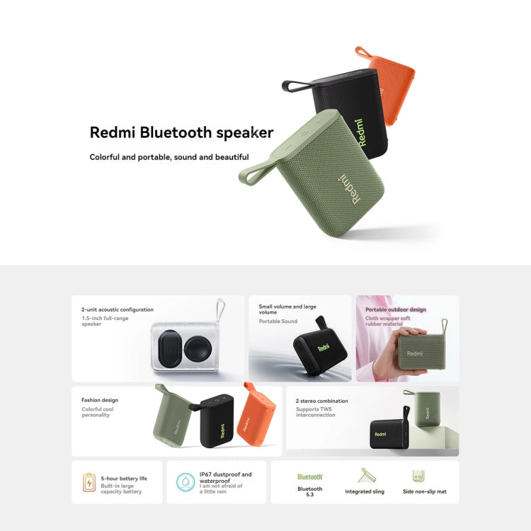 Loa Bluetooth di động Xiaomi Redmi chống nước IP67