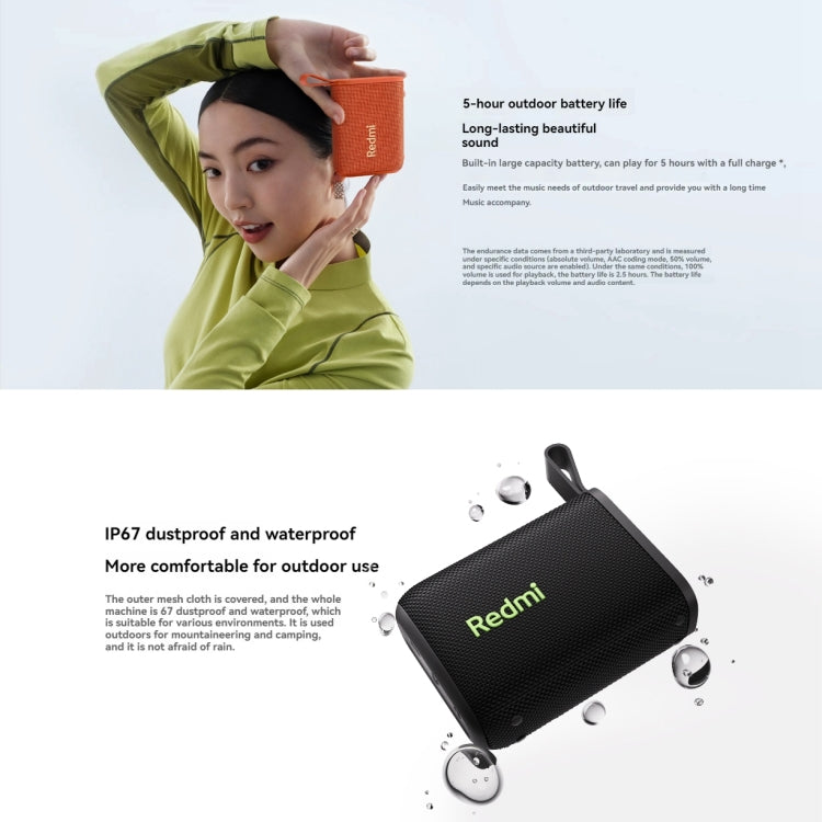 Loa Bluetooth di động Xiaomi Redmi chống nước IP67
