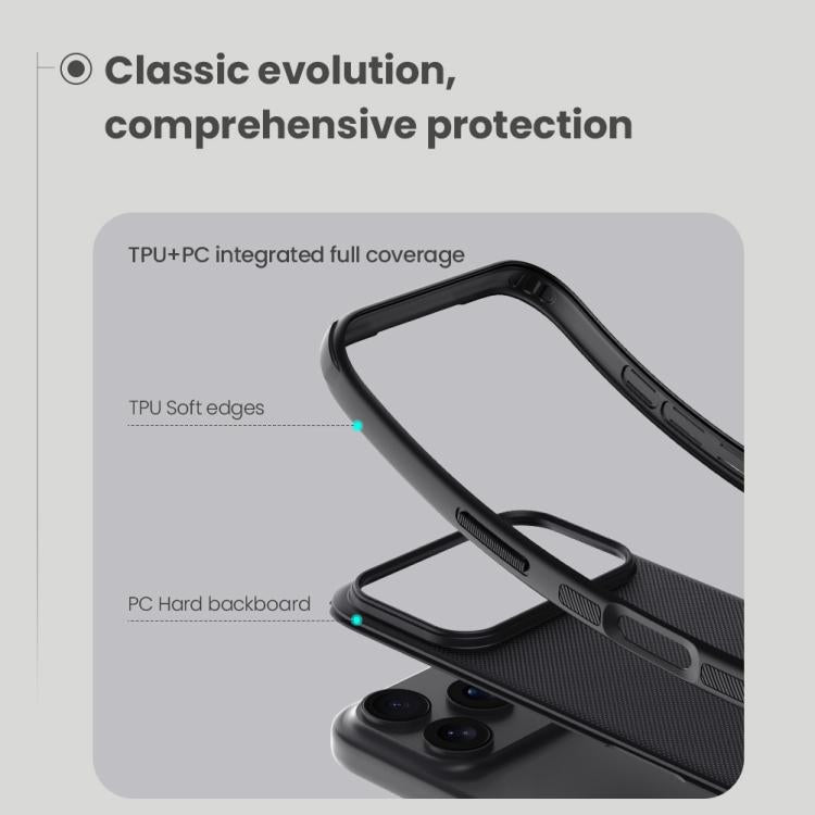 Ốp lưng điện thoại NILLKIN Frosted Shield Pro Magnetic Magsafe, dành cho iPhone 17 Pro Max, iPhone 17 Pro, iPhone 17, iPhone 16