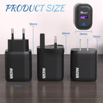 120W USB Fast Charger, US Plug, EU Plug, UK Plug
