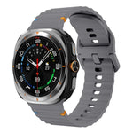 Dây đồng hồ silicone họa tiết sóng khâu, Dành cho Samsung Galaxy Watch Ultra 47mm / Ultra 2025