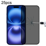 25 miếng dán kính cường lực chống nhìn trộm phủ toàn màn hình, dành cho iPhone 17 Pro Max, iPhone 17 Pro, iPhone 17, iPhone Air, iPhone 16 Pro Max, iPhone 16 Pro, iPhone 16 Plus, iPhone 16