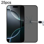 25 miếng dán kính cường lực chống nhìn trộm phủ toàn màn hình, dành cho iPhone 17 Pro Max, iPhone 17 Pro, iPhone 17, iPhone Air, iPhone 16 Pro Max, iPhone 16 Pro, iPhone 16 Plus, iPhone 16