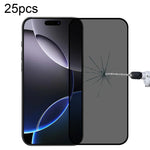 25 miếng dán kính cường lực chống nhìn trộm phủ toàn màn hình, dành cho iPhone 17 Pro Max, iPhone 17 Pro, iPhone 17, iPhone Air, iPhone 16 Pro Max, iPhone 16 Pro, iPhone 16 Plus, iPhone 16