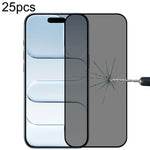 25 miếng dán kính cường lực chống nhìn trộm phủ toàn màn hình, dành cho iPhone 17 Pro Max, iPhone 17 Pro, iPhone 17, iPhone Air, iPhone 16 Pro Max, iPhone 16 Pro, iPhone 16 Plus, iPhone 16