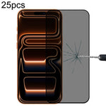 25 miếng dán kính cường lực chống nhìn trộm phủ toàn màn hình, dành cho iPhone 17 Pro Max, iPhone 17 Pro, iPhone 17, iPhone Air, iPhone 16 Pro Max, iPhone 16 Pro, iPhone 16 Plus, iPhone 16