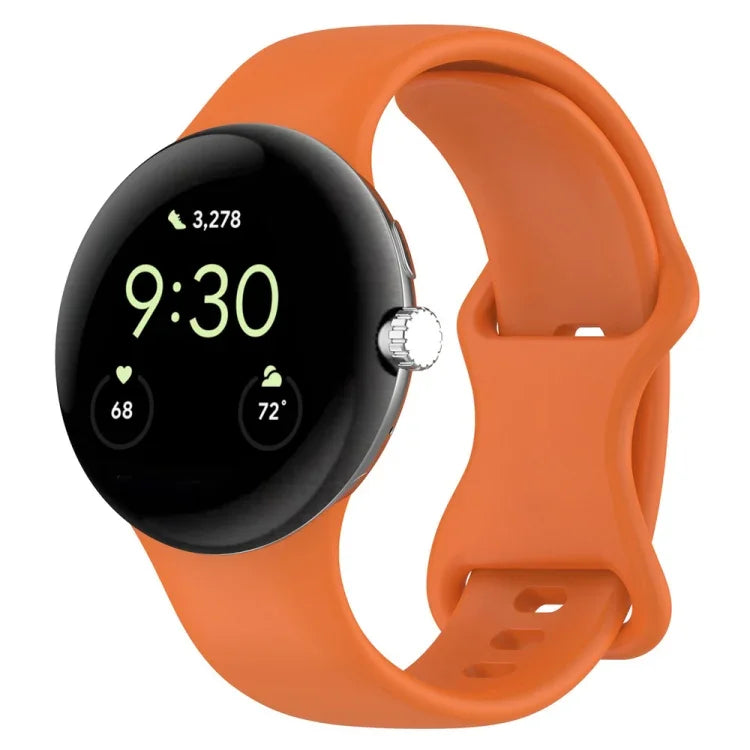 Dây đeo đồng hồ silicone chính hãng, dành cho Google Pixel Watch 4 / Watch 3 45mm, dành cho Google Pixel Watch 4 / 3 / 2 / 1 41mm