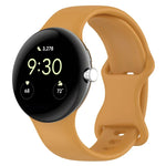 Dây đeo đồng hồ silicone chính hãng, dành cho Google Pixel Watch 4 / Watch 3 45mm, dành cho Google Pixel Watch 4 / 3 / 2 / 1 41mm