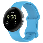 Dây đeo đồng hồ silicone chính hãng, dành cho Google Pixel Watch 4 / Watch 3 45mm, dành cho Google Pixel Watch 4 / 3 / 2 / 1 41mm