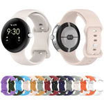 Dây đeo đồng hồ silicone chính hãng, dành cho Google Pixel Watch 4 / Watch 3 45mm, dành cho Google Pixel Watch 4 / 3 / 2 / 1 41mm