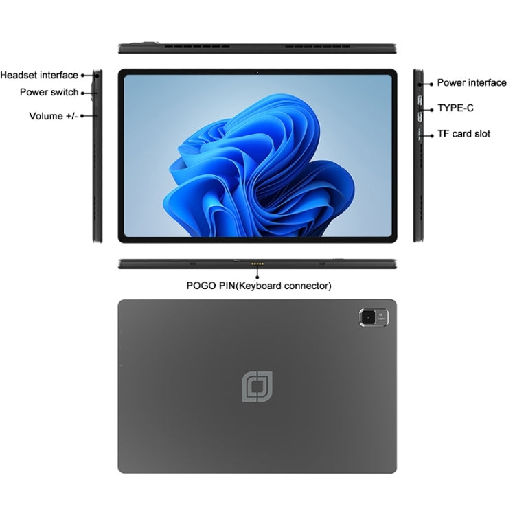 Máy tính bảng Jumper EZpad V12 Pro, không có bàn phím, 12 inch Windows 11 Home OS Intel Alder Lake N95 Quad Core, 12GB+256GB, 12GB+512GB