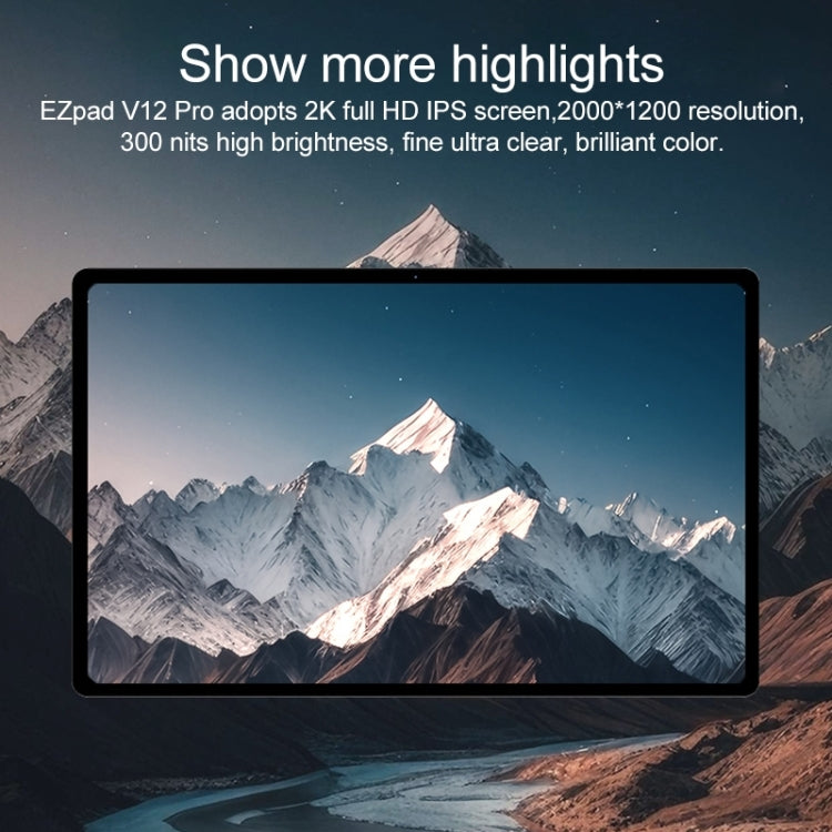 Máy tính bảng Jumper EZpad V12 Pro, không có bàn phím, 12 inch Windows 11 Home OS Intel Alder Lake N95 Quad Core, 12GB+256GB, 12GB+512GB