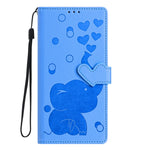 Ốp lưng điện thoại da dập nổi hình voi hoạt hình, dành cho iPhone XR, iPhone XS Max, iPhone 8 Plus / 7 Plus