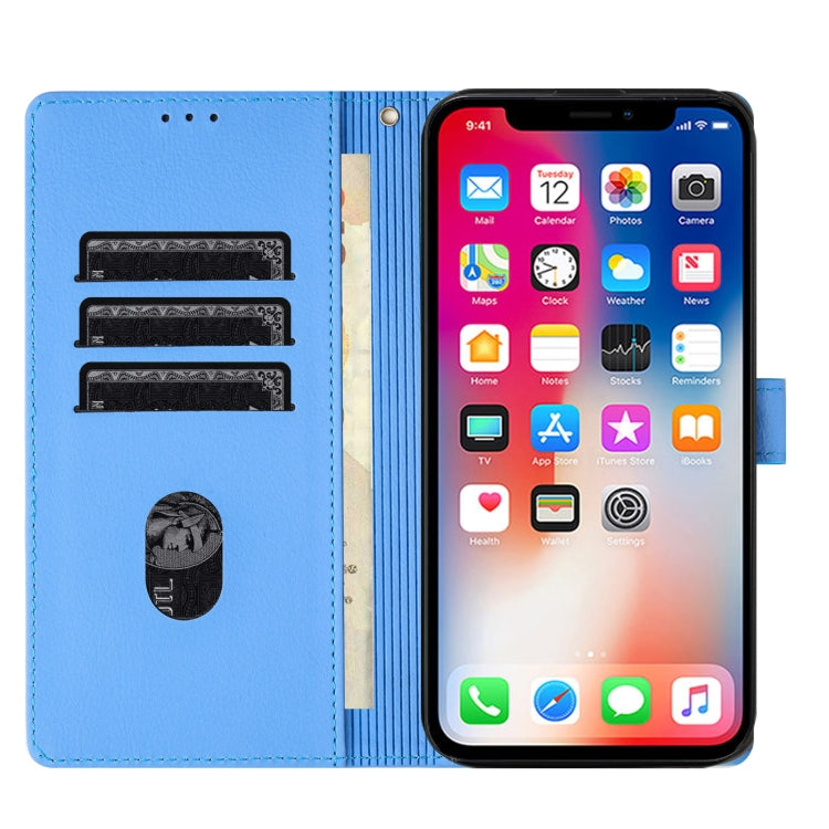 Ốp lưng điện thoại da dập nổi hình voi hoạt hình, dành cho iPhone XR, iPhone XS Max, iPhone 8 Plus / 7 Plus