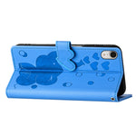 Ốp lưng điện thoại da dập nổi hình voi hoạt hình, dành cho iPhone XR, iPhone XS Max, iPhone 8 Plus / 7 Plus