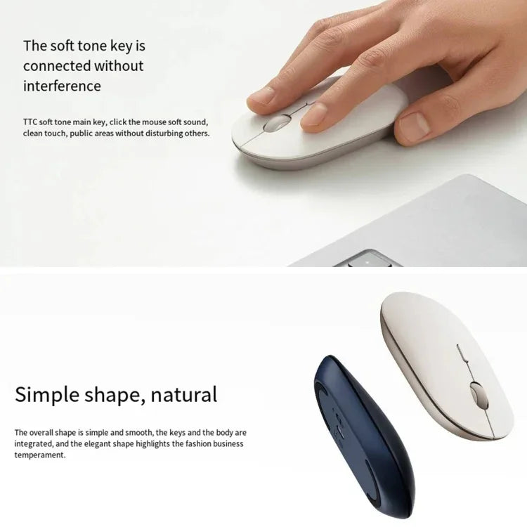 Chuột di động im lặng Bluetooth chế độ kép Xiaomi chính hãng XMBXSB01YM 3, XMBXSB01YM
