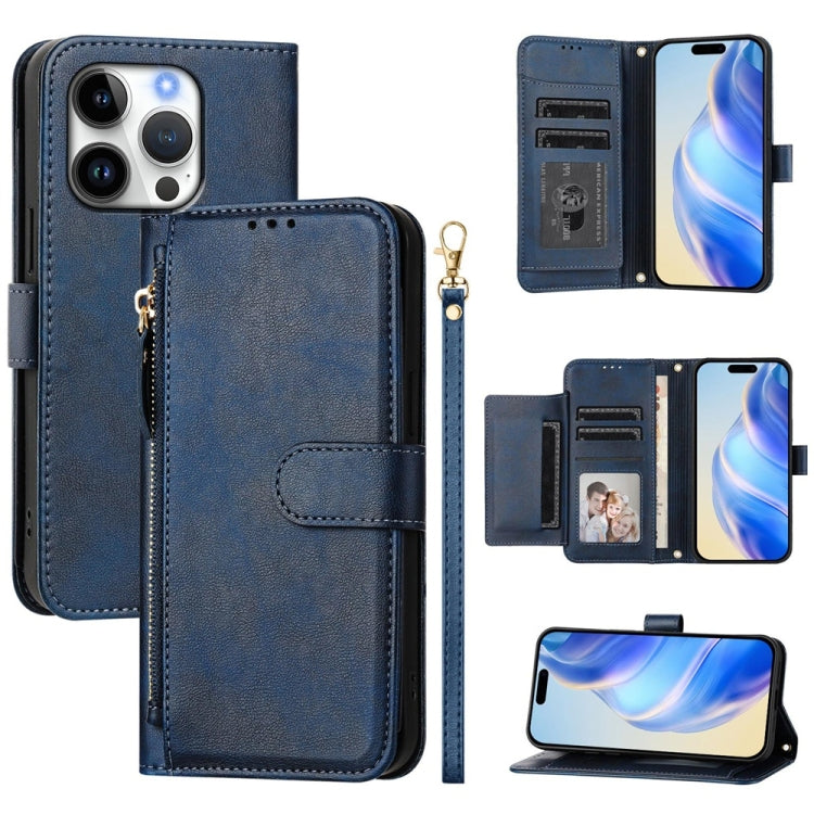 Ví da ốp lưng điện thoại nhiều ngăn thẻ có khóa kéo, dành cho iPhone 17e / 16e, iPhone 17 Pro Max, iPhone 17 Pro, iPhone 17, iPhone Air, iPhone 16 Pro Max, iPhone 16 Pro, iPhone 16 Plus