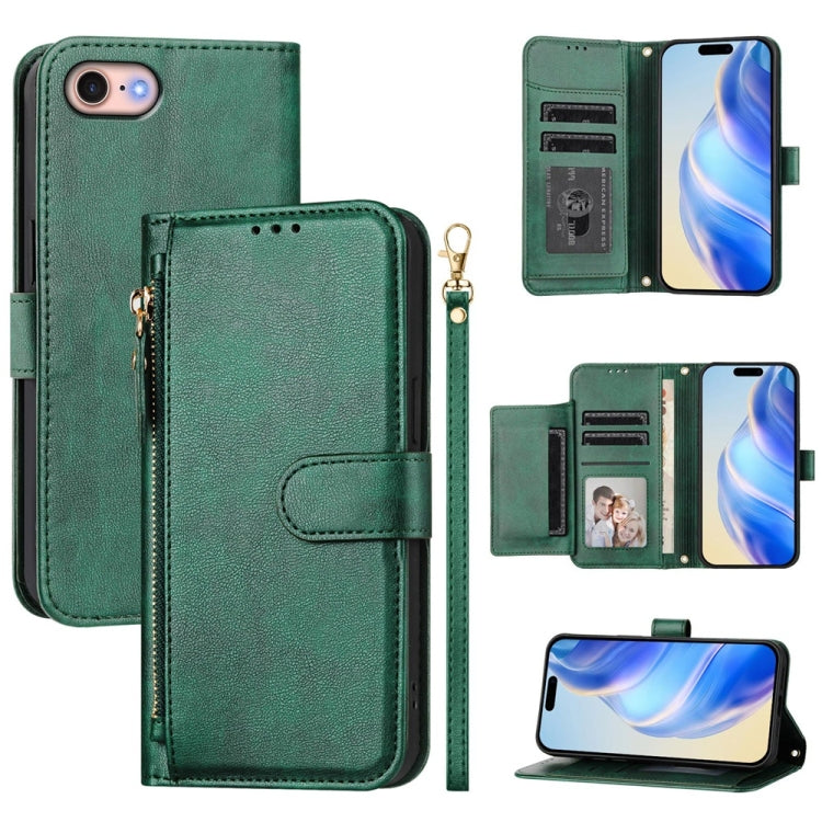 Ví da khóa kéo nhiều khe thẻ, ốp điện thoại, dành cho iPhone 14 Pro Max, iPhone SE 2022 / 2020 / 8 / 7, iPhone 13 Pro Max, iPhone 13 Pro, iPhone 13 mini, iPhone 12 / 12 Pro, iPhone 12 Pro Max, iPhone 12 mini