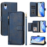 Ví da khóa kéo nhiều khe thẻ, ốp điện thoại, dành cho iPhone 11 Pro Max, iPhone 11, iPhone 11 Pro, iPhone X / XS, iPhone XR, iPhone XS Max, iPhone 8 Plus / 7 Plus